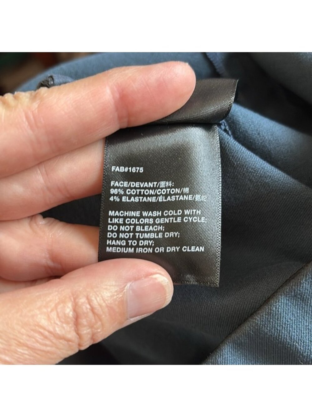 EUC Tapered Navy Blue Pants - Picture 7 of 7